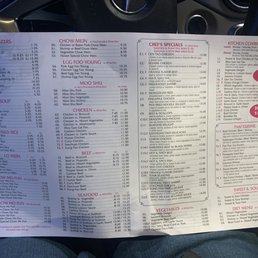 Updated menu