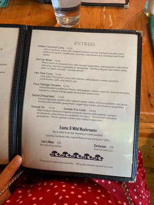 Menu photo 7 Julia's Vegetarian Restaurant Pacific Grove, CA