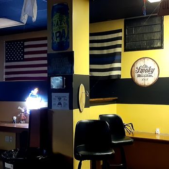 Mountaineer Tavern - Flags honoring faith and Veterans Service - Sports Bars Near Me - Kings Mountain, North Carolina