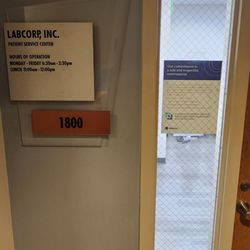 Labcorp - Don't go inside, it's packed! Haha.
