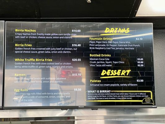 Menu photo 2 Vitos Tacos Las Vegas, NV Menu photo 2 Vitos Tacos Las Vegas, NV