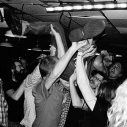 The Radio Room - Even though we have 8ft. ceilings, somehow there's still crowd surfing!