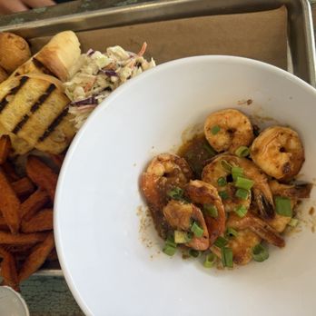 Salty Pearl Raw Bar - Shrimp Creole , sweet potato fries - Seafood Near Me - Pensacola, Florida