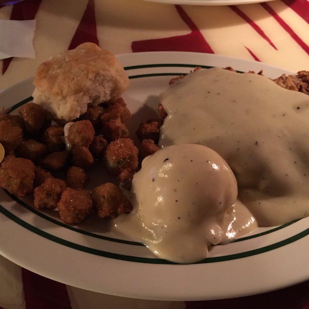 Kendall's Restaurant - Large Chicken Fried Steak - American Near Me - Noble, Oklahoma