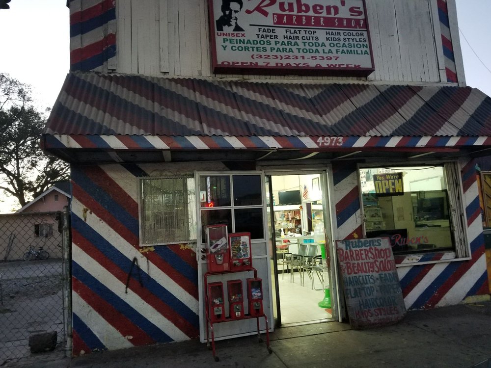 RUBEN’S BARBER SHOP & BEAUTY SALON 4973 S Central Ave, Los Angeles