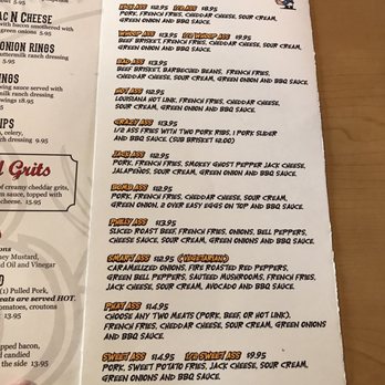BJ's Nevada Barbecue - The kick ass menu options for kick ass fries ! They ALL look amazing ! - Barbeque Near Me - Sparks, Nevada BJ's Nevada Barbecue - The kick ass menu options for kick ass fries ! They ALL look amazing ! - Barbeque Near Me - Sparks, Nevada