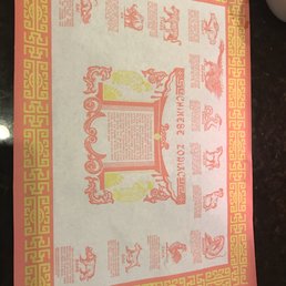 Chinese zodiac placemats Chinese zodiac placemats