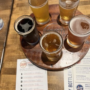 Schlafly Bottleworks - Beer Flight (5 5oz pours) - Brewpubs Near Me - Maplewood, Missouri Schlafly Bottleworks - Beer Flight (5 5oz pours) - Brewpubs Near Me - Maplewood, Missouri