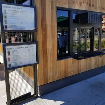 Starbucks - One walk-up window.  Another on the other side... both unmarked.   Not convenient to the parking btw! - Coffee & Tea Near Me - Vacaville, California