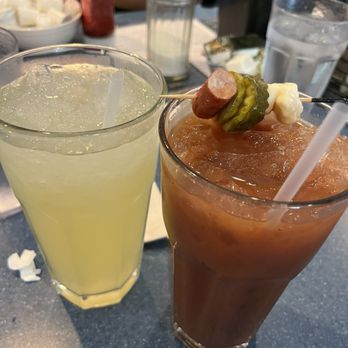 Kozy Nuk Cafe - Bloody Mary and extra large pineapple vodka.. yum - Waffles Near Me - Stoughton, Wisconsin
