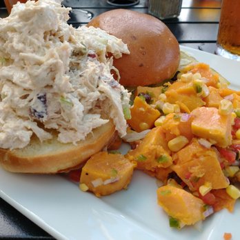 Cafe Mirage - Chicken Sandwich with sweet potato salad - New American Near Me - Ocean City, Maryland