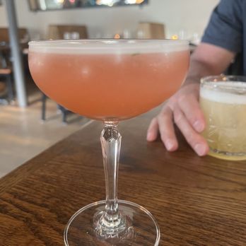 Customshop Handcrafted Food - Sexy Red is topped with an egg white foam - New American Near Me - Charlotte, North Carolina