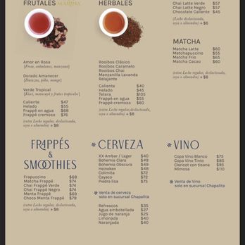La Tetería - Menu 3-2022 - Coffee & Tea Near Me - Guadalajara, JAL La Tetería - Menu 3-2022 - Coffee & Tea Near Me - Guadalajara, JAL