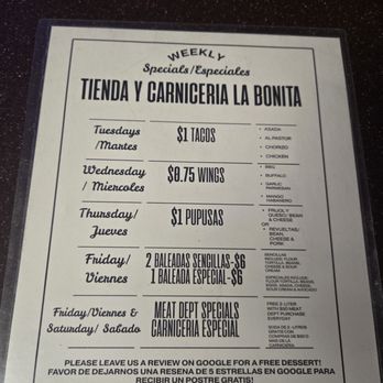 TIENDA Y CARNICERÍA LA BONITA - Updated May 2026 - 4101 Bruhin Rd