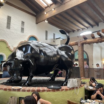 El Torito - El Torito bull in the re- created Mexican Plaza - Mexican Near Me - Northridge, California