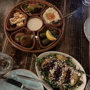 Sirocco Mediterranean Restaurant & Lounge - MIXED APPETIZER & SIRO-CCA SALAD - Mediterranean Near Me - Pembroke Pines, Florida