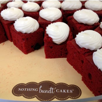 Nothing Bundt Cakes - Best part of the store experience: samples of the "Red Velvet" flavor. - Bakeries Near Me - Carlsbad, California Nothing Bundt Cakes - Best part of the store experience: samples of the "Red Velvet" flavor. - Bakeries Near Me - Carlsbad, California