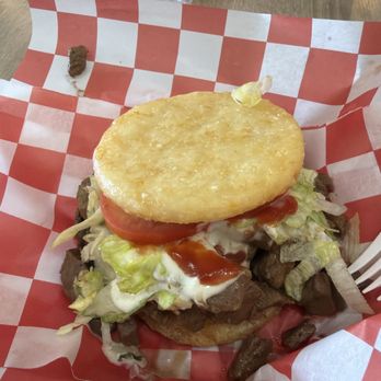 Nesticos - Steak Arepa/Arepa Con Lomito y Ques Steak Arepa/Arepa Con Lomito y Queso - Venezuelan Near Me - Orlando, Florida