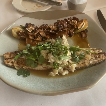 Ralph's on the Park - Vietnamese Redfish on the Half-Shell Piccata with crab meat added  Fantastic , juicy moist well cooked - Cajun/Creole Near Me - New Orleans, Louisiana