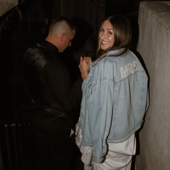 Ellis Blake Bridal - Loved my MRS jean jacket for the colder night. - Bridal Near Me - Sacramento, California Ellis Blake Bridal - Loved my MRS jean jacket for the colder night. - Bridal Near Me - Sacramento, California