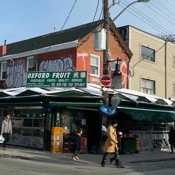 Oxford Fruit - people walking on a street corner - Fruits & Veggies Near Me - Toronto, Ontario