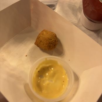 Crab & Shell Cajun Seafood - Hush Puppies (these were good except them being served with honey mustard) - Cajun/Creole Near Me - Denver, Colorado