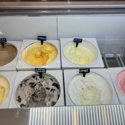 Ice cream flavors available on first day. They said more coming soon.