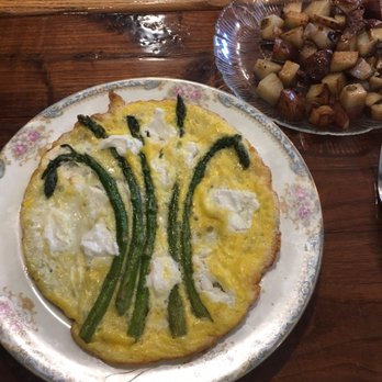 The Grafted Root Eatery - Asparagus and goat cheese frittata - New American Near Me - Grand Blanc, Michigan