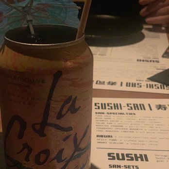 SUSHI-SAN - La Croix Tiger cocktail is amazing! - Sushi Bars Near Me - Chicago, Illinois SUSHI-SAN - La Croix Tiger cocktail is amazing! - Sushi Bars Near Me - Chicago, Illinois