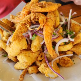 Medium seafood, no fries, $40!