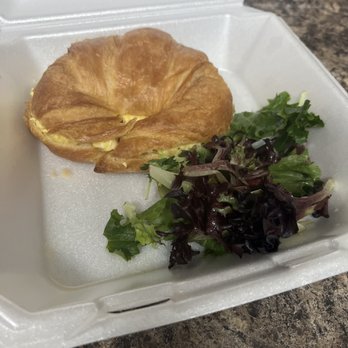 La Parisienne - Ham, bacon, egg and cheese croissant. - Cafes Near Me - Aiken, South Carolina La Parisienne - Ham, bacon, egg and cheese croissant. - Cafes Near Me - Aiken, South Carolina