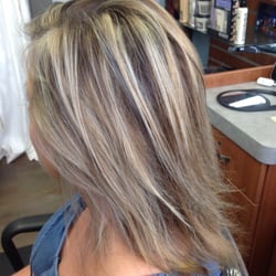 Balayage highlight and lowlight
