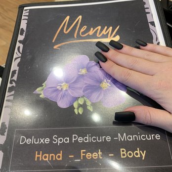 9-Party Nails - Beautiful matte black nails - Nail Salons Near Me - Chandler, Arizona 9-Party Nails - Beautiful matte black nails - Nail Salons Near Me - Chandler, Arizona