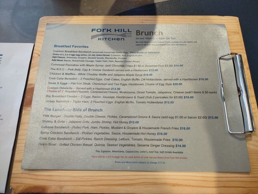 Menu photo 6 Fork Hill Kitchen Union City, NJ