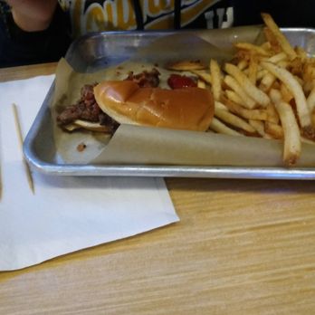 Buffalo Wild Wings - Smash burger with fries - Chicken Wings Near Me - Chino Hills, California
