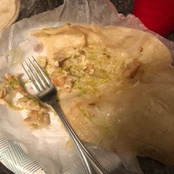 Pizza Garden - Chicken ceaser wrap. Disgusting.
