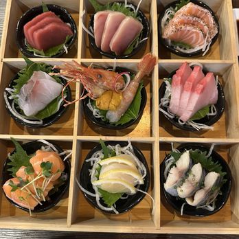 Bengee Sushi - the Deluxe Nine-Grid Omakase Sashimi - Japanese Near Me - Chino, California
