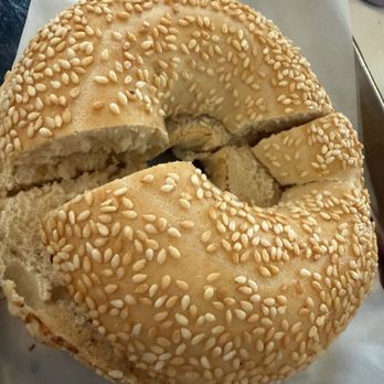 Brooklyn Cafe - Sesame bagel - Breakfast & Brunch Near Me - Tomball, Texas