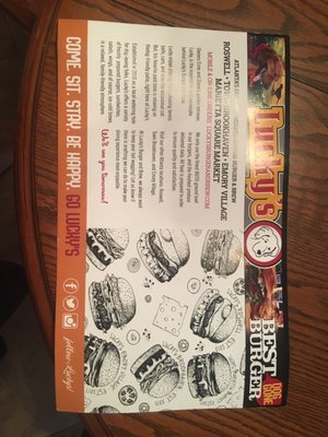 Menu photo 6 Lucky's Burger and Brew- Marietta Marietta, GA