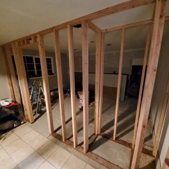 Premier Kitchen and Bath Remodel - Framing for the new bedroom / pantry - General Contractors Near Me - Oakley, California Premier Kitchen and Bath Remodel - Framing for the new bedroom / pantry - General Contractors Near Me - Oakley, California