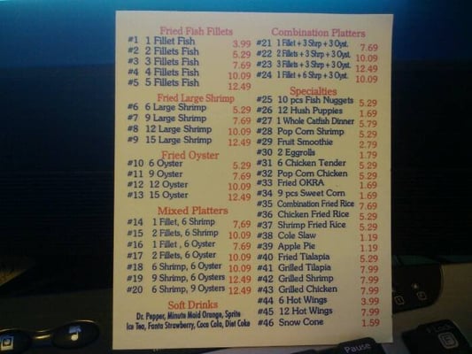 Menu photo 7 Dan's Seafood & Chicken Fort Worth, TX Menu photo 7 Dan's Seafood & Chicken Fort Worth, TX