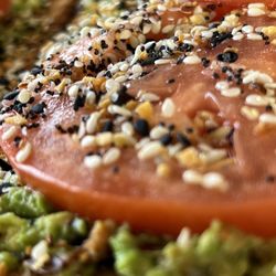 Yuma Landing Bar & Grill - Close up! Liberally applied Everything bagel seasoning. Nice breakfast option!