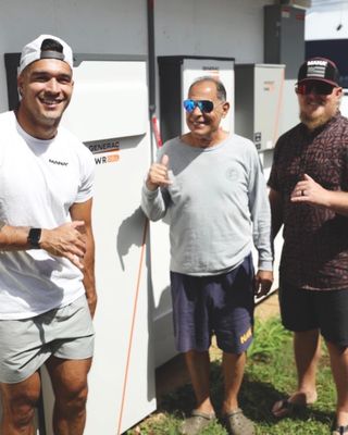 Mana Solar - Helping uncle join the local Mana Solar Ohana with our NEW zero down solar program. Mana Solar - Helping uncle join the local Mana Solar Ohana with our NEW zero down solar program.