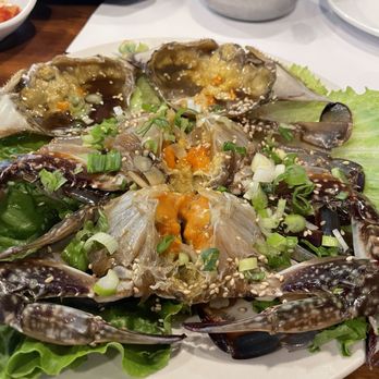 Venice Beach - Soy Sauce Marinated Raw Crab (TikTok: @justandyvu) - Seafood Near Me - Buena Park, California