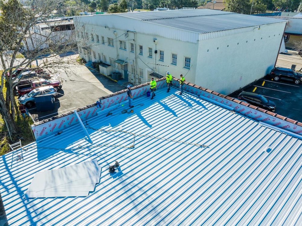 Slide of Noland's Roofing