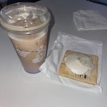 Window Coffee Bar - Iced Dirty Ube Taro & vegan Blueberry Lime pop tart - Coffee & Tea Near Me - Phoenix, Arizona