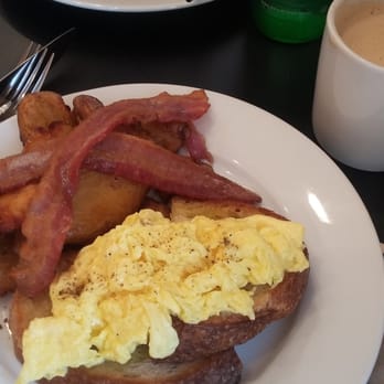 The Combine Kitchen - Eggs, bacon, and potatoes with garlic toast for two with coffee and water for OVER $30. Not worth it! - Coffee & Tea Near Me - Rancho Cucamonga, California The Combine Kitchen - Eggs, bacon, and potatoes with garlic toast for two with coffee and water for OVER $30. Not worth it! - Coffee & Tea Near Me - Rancho Cucamonga, California