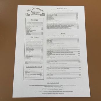 Cornerstone Bakery & Restaurant - the menu - Bakeries Near Me - Swansea, Massachusetts