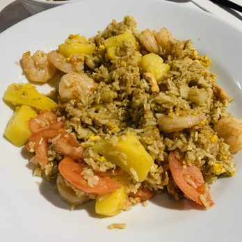 Pho Viet - Pineapple fried rice with eggs, onions, shrimp, tomato, and cashew nuts - Vietnamese Near Me - Cherry Hill, New Jersey