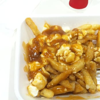 Costco - poutine in my plate(or more accurately, in my styrofoam container) - Department Stores Near Me - Scarborough, Ontario
